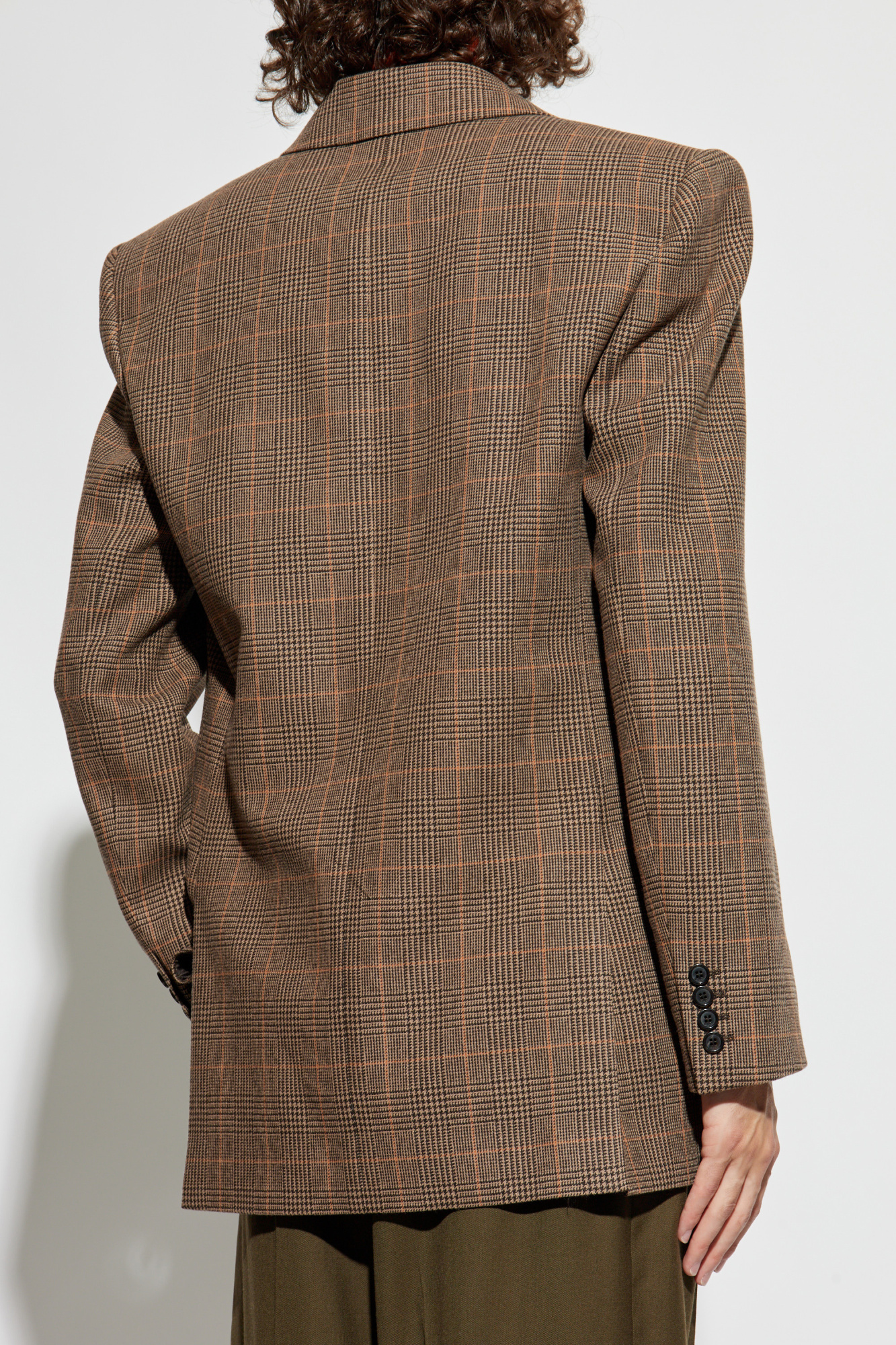 Saint Laurent Wool plaid blazer | Men's | Vitkac